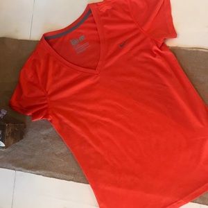 Nike Orange Dri Fit Tee